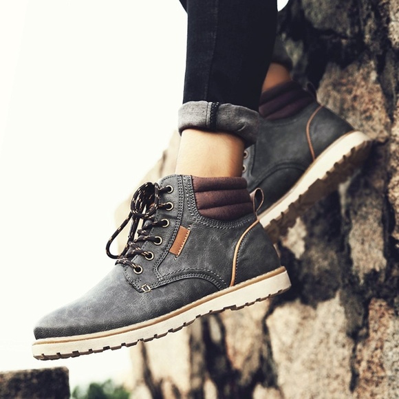 Mens "Ash" Waterproof Fashion Boots - Picture 2 of 6